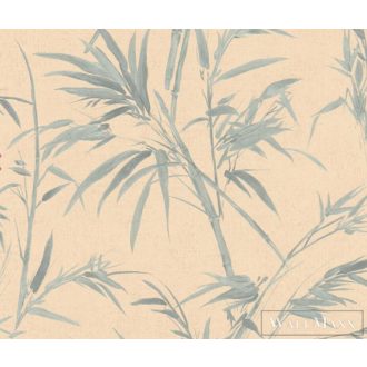 AS CREATION SUMATRA 2022 37376-1 TAPÉTA ZÖLD narancs