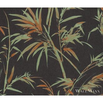   AS CREATION SUMATRA 2022 37376-3 TAPÉTA fekete zöld narancs