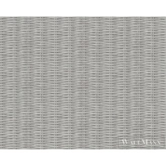 AS CREATION 37393-2 fonott vesszőminta középszürke
