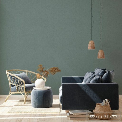 AS CREATION 37395-3 zöld szinű semleges felületű tapéta