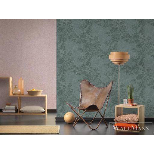 AS CREATION 37397-3 zöld virágmintás tapéta