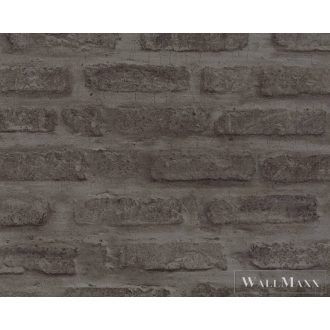 AS CREATION 37422-3 szürke tégla-kő hatású tapéta