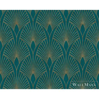 AS CREATION 37427-5 türkiz,kék,arany színhatás