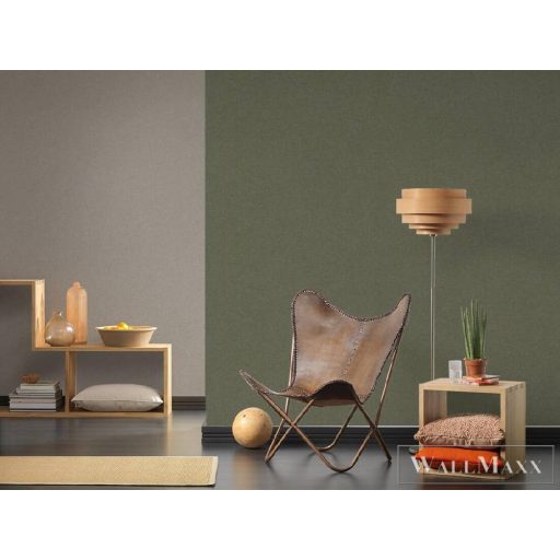 AS-Creation 37431-2 khaki zöld színárnyalatú tapéta