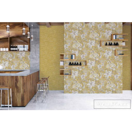 AS CREATION DANIEL HECHTER 6 37525-2 SÁRGA CSÍKOS TAPÉTA