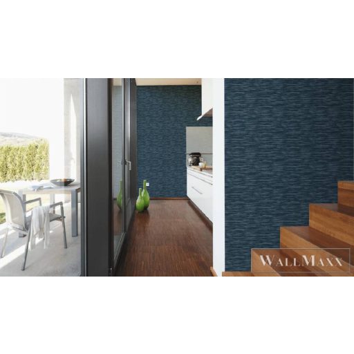 AS CREATION DANIEL HECHTER 6 37525-5 KÉK CSÍKOS TAPÉTA