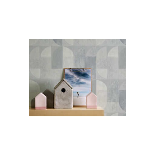 AS CREATION GEO NORDIC 2023 37531-5 SZÜRKE GRAFIKAI TAPÉTA