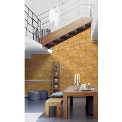 AS CREATION GEO NORDIC 2023 37532-6 NARANCSSÁRGA TAPÉTA