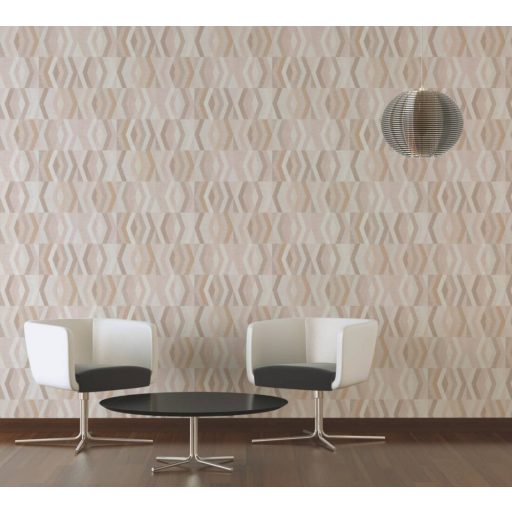 AS CREATION GEO NORDIC 2023 37533-1 BÉZS GRAFIKAI TAPÉTA