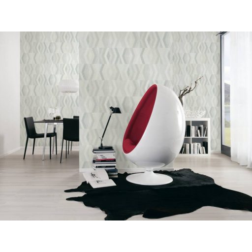 AS CREATION GEO NORDIC 2023 37533-4 SZÜRKE GRAFIKAI TAPÉTA