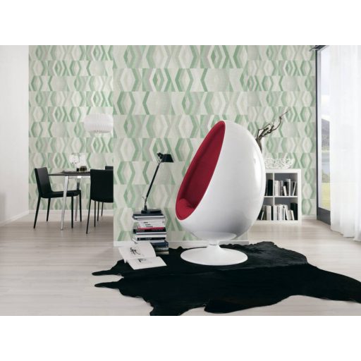 AS CREATION GEO NORDIC 2023 37533-5 ZÖLD GRAFIKAI TAPÉTA