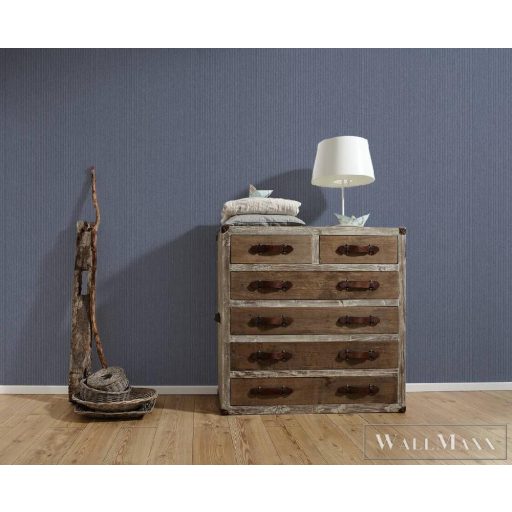 AS CREATION NEW ELEGANCE 2023 37550-1 CSÍKOS KÉK TAPÉTA