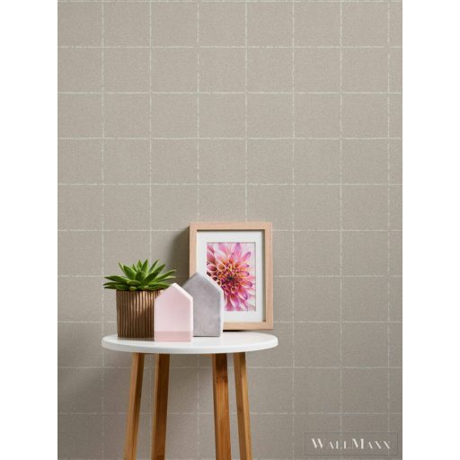 AS CREATION NEW ELEGANCE 2023 37551-4 KOCKÁS BÉZS TAPÉTA