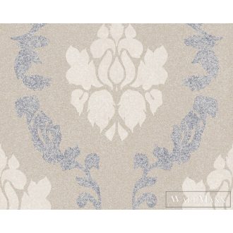 AS CREATION NEW ELEGANCE 2023 37552-4 BAROKKOS BÉZS TAPÉTA