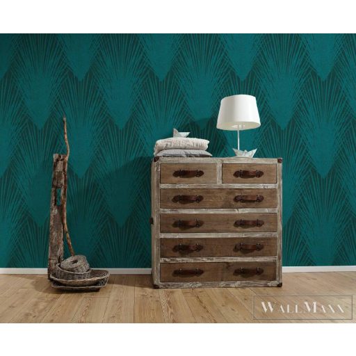 AS CREATION NEW ELEGANCE 2023 37553-3 LEVELES AKVAMARINE TAPÉTA