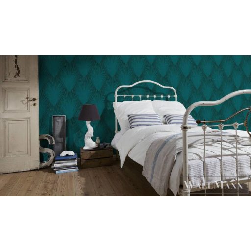 AS CREATION NEW ELEGANCE 2023 37553-3 LEVELES AKVAMARINE TAPÉTA