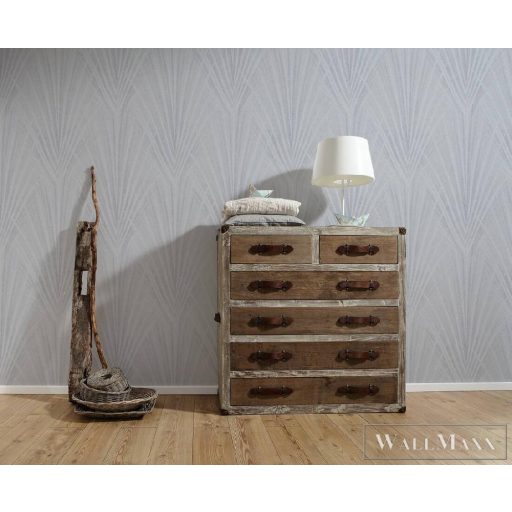 AS CREATION NEW ELEGANCE 2023 37553-4 LEVELES SZÜRKE TAPÉTA