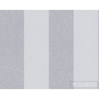   AS CREATION NEW ELEGANCE 2023 37554-4 CSÍKOS SZÜRKE TAPÉTA