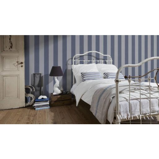 AS CREATION NEW ELEGANCE 2023 37554-5 CSÍKOS KÉK TAPÉTA