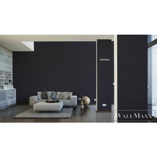 AS CREATION NEW ELEGANCE 2023 37555-4 MODERN FEKETE TAPÉTA