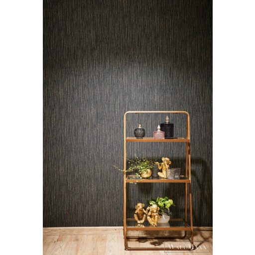 AS Creation Villa 37559-8 fekete, arany, fémhatású Fém-hatású Design tapéta