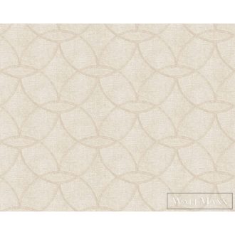 AS CREATION Villa 37564-3 krémszínű grafikus tapéta