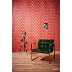   AS Creation Villa 37564-6 fémhatású, narancssárga, piros Fém-hatású Modern tapéta