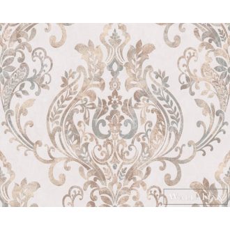   AS CREATION NEW LIFE 2023 37681-1 KRÉMSZÍNŰ KLASSZIKUS TAPÉTA