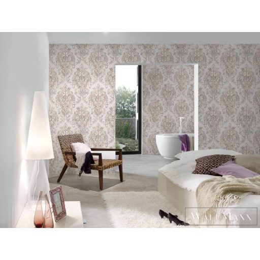 AS CREATION NEW LIFE 2023 37681-1 KRÉMSZÍNŰ KLASSZIKUS TAPÉTA