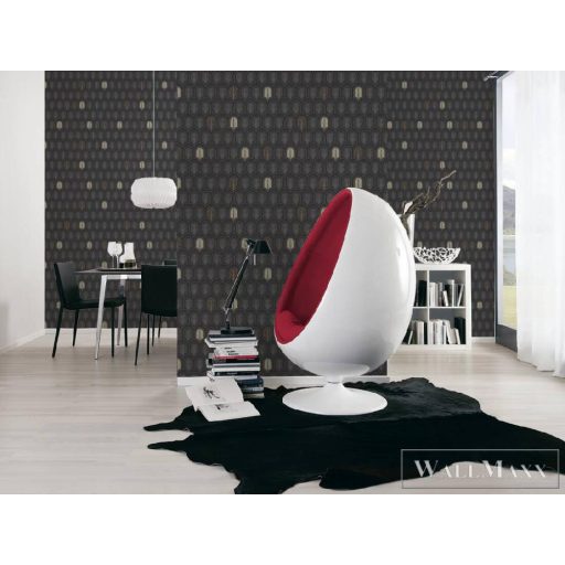 AS CREATION NEW LIFE 2023 37683-3 FEKETE TOLLAS TAPÉTA