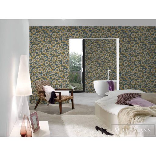 AS CREATION NEW LIFE 2023 37685-3 KÉK NAPRAFORGÓS TAPÉTA