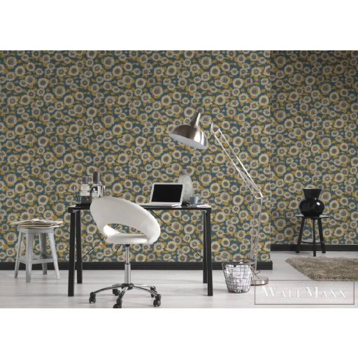 AS CREATION NEW LIFE 2023 37685-3 KÉK NAPRAFORGÓS TAPÉTA