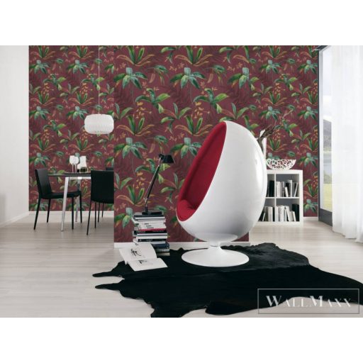 AS CREATION Jungle Chic 2029 37704-3 bézs levélmintás tapéta