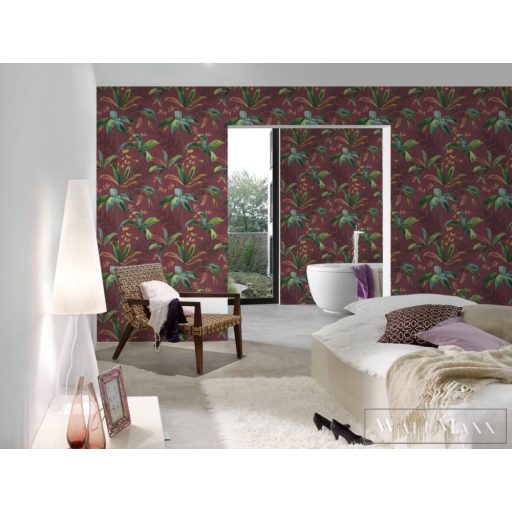 AS CREATION Jungle Chic 2029 37704-3 bézs levélmintás tapéta