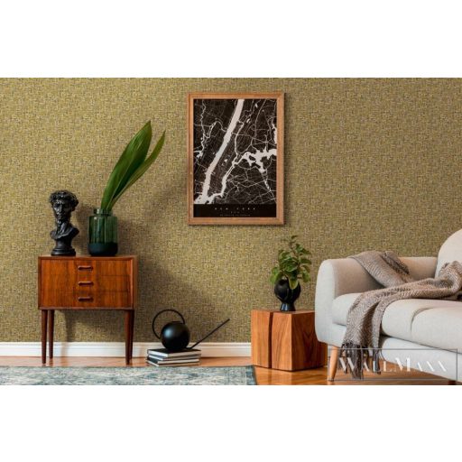 AS CREATION Jungle Chic 2029 37706-4 bézs fonott tapéta