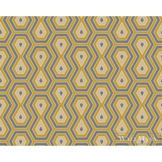   AS CREATION Jungle Chic 2029 37707-4 szürke grafikus tapéta