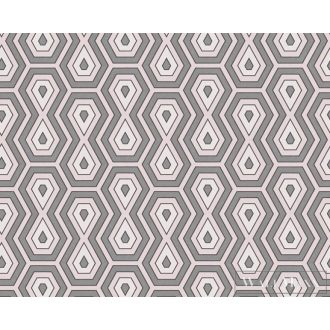   AS CREATION Jungle Chic 2029 37707-7 krémszínű grafikus tapéta