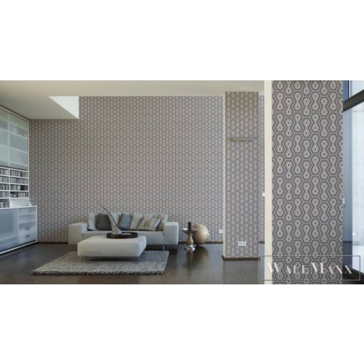 AS CREATION Jungle Chic 2029 37707-7 krémszínű grafikus tapéta