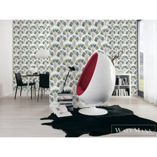 AS CREATION Jungle Chic 2029 37708-1 zöld virágmintás tapéta