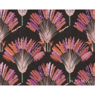   AS CREATION Jungle Chic 2029 37708-3 piros virágmintás tapéta