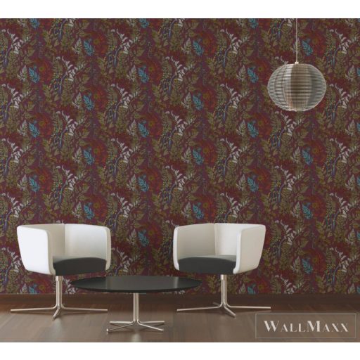 AS CREATION Floral Impression 37751-4 barna virágmintás tapéta