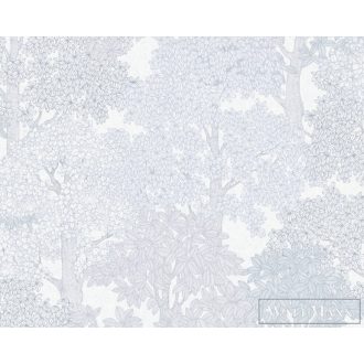   AS CREATION Floral Impression 37753-6 szürke virágmintás tapéta