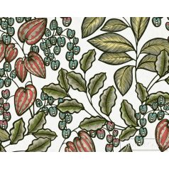   AS CREATION Floral Impression 37754-5 zöld virágmintás tapéta