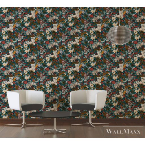 AS CREATION Floral Impression 37756-2 bézs virágmintás tapéta