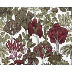   AS CREATION Floral Impression 37757-2 zöld virágmintás tapéta