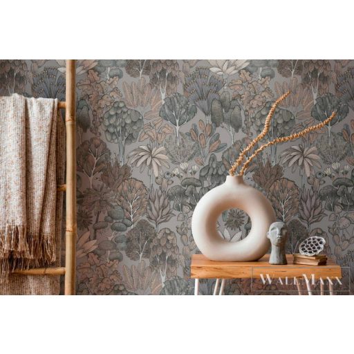 AS CREATION Floral Impression 37757-4 bézs virágmintás tapéta