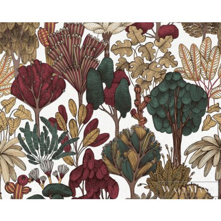 AS CREATION Floral Impression 37757-7 fehér virágmintás tapéta