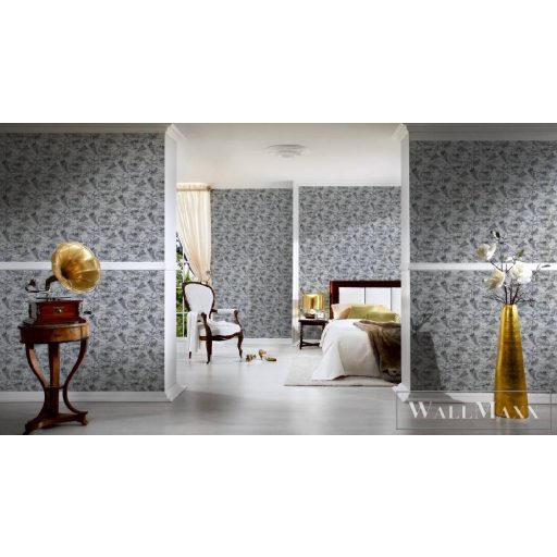 AS CREATION NEW UNIQUE 2022 37782-1 FEKETE LEVELES TAPÉTA