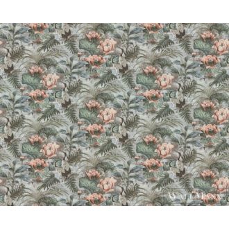 AS CREATION NEW UNIQUE 2022 37782-2 KÉK LEVELES TAPÉTA