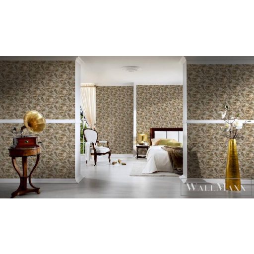 AS CREATION NEW UNIQUE 2022 37782-4 BÉZS LEVELES TAPÉTA